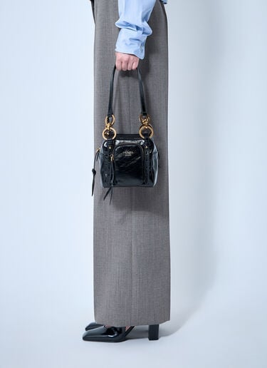Prada ミニ ダングル レザーハンドバッグ  ブラック pra0260067