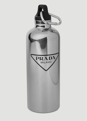 Prada 徽标印花保温壶 银色 pra0351029