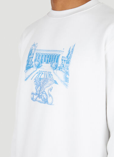 Pressure School Pullover Sweatshirt White prs0148006