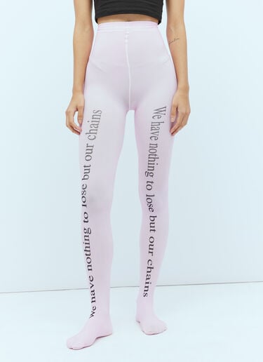 Praying Chain Tights Pink pry0254005
