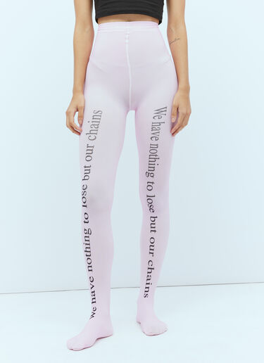 Chain Tights Praying Chain Tights Pink pry0254005
