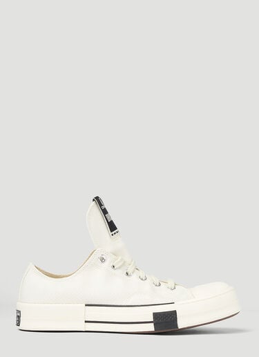 DRKSTR チャック 70 ロートップスニーカー Rick Owens x Converse DRKSTR チャック 70 ロートップスニーカー ホワイト rco0347002