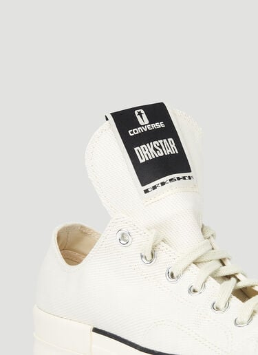 DRKSTR チャック 70 ロートップスニーカー Rick Owens x Converse DRKSTR チャック 70 ロートップスニーカー ホワイト rco0347002