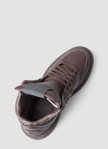 Rick Owens x Converse Turbowpn High Top Sneakers Burgundy rco0347003