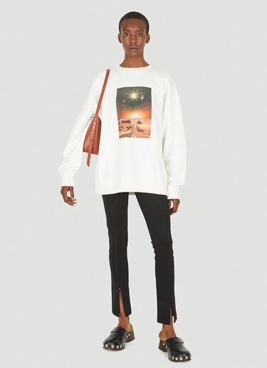 Iwa Sci-Fi Sweatshirt Rodebjer Iwa Sci-Fi Sweatshirt White rdj0250011