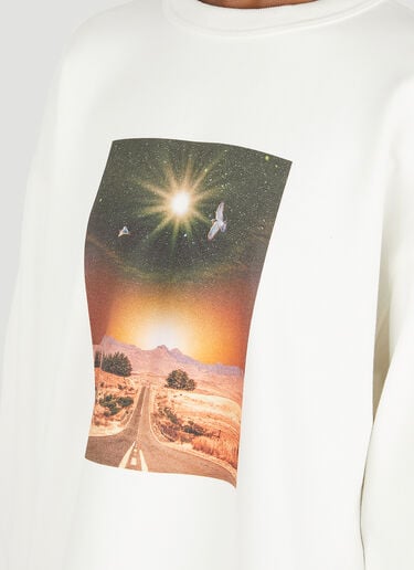 Iwa Sci-Fi Sweatshirt Rodebjer Iwa Sci-Fi Sweatshirt White rdj0250011