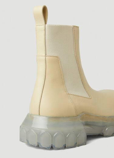 Beatle Bozo Tractor Boots Rick Owens Beatle Bozo Tractor Boots Cream ric0147023