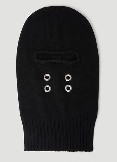 Rick Owens 针织巴拉克拉法帽 黑色 ric0153032