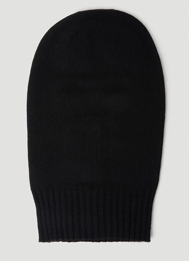 Rick Owens 针织巴拉克拉法帽 黑色 ric0153032