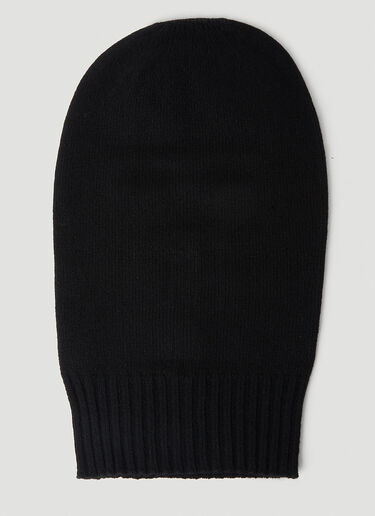 针织巴拉克拉法帽 Rick Owens 针织巴拉克拉法帽 黑色 ric0153032