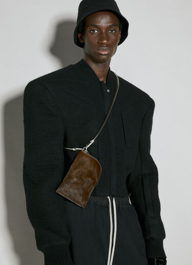 Fur Neck Wallet Rick Owens Fur Neck Wallet Brown ric0154013