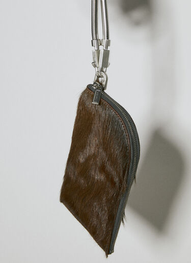 Fur Neck Wallet Rick Owens Fur Neck Wallet Brown ric0154013