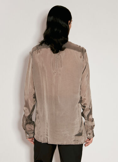 Larry Fogpocket Shirt Rick Owens Larry Fogpocket Shirt Brown ric0155003