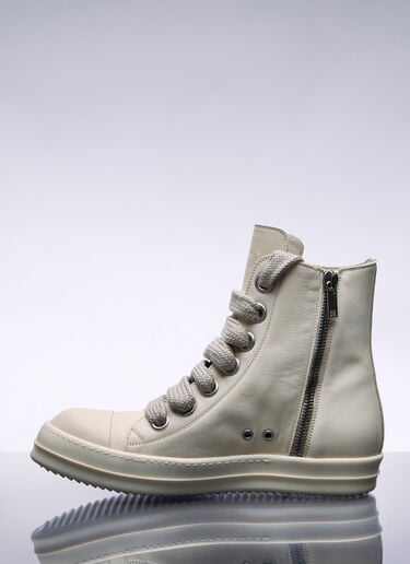 Rick Owens Jumbo Laced Sneakers Cream ric0157026