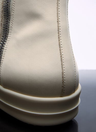 Rick Owens Jumbo Laced Sneakers Cream ric0157026