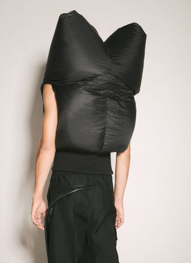 Anubus Padded Vest Rick Owens Anubus Padded Vest Black ric0158004