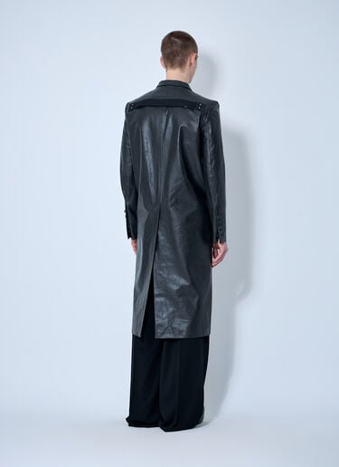 Leather Lido Coat Rick Owens Leather Lido Coat Black ric0159001