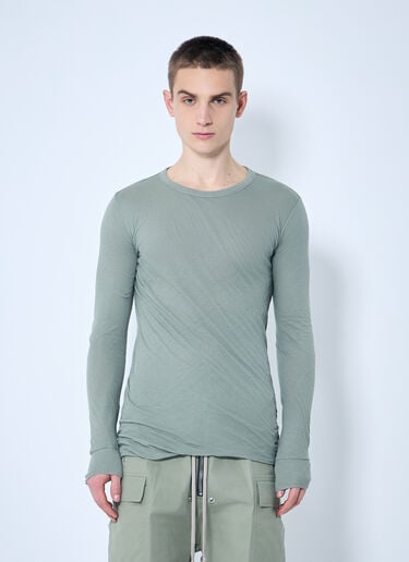 ダブルレイヤーTシャツ Rick Owens ダブルレイヤーTシャツ グリーン ric0159009