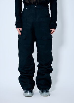 Rick Owens 스테판 카고 팬츠  블랙 ric0159012