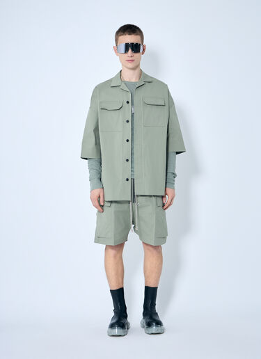 Tommy Cargo Shirt Rick Owens Tommy Cargo Shirt Green ric0159019