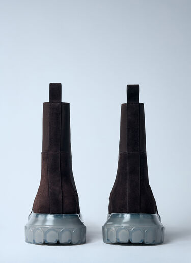 스웨이드 비틀 보조 트랙터 부츠 Rick Owens 스웨이드 비틀 보조 트랙터 부츠 브라운 ric0159037