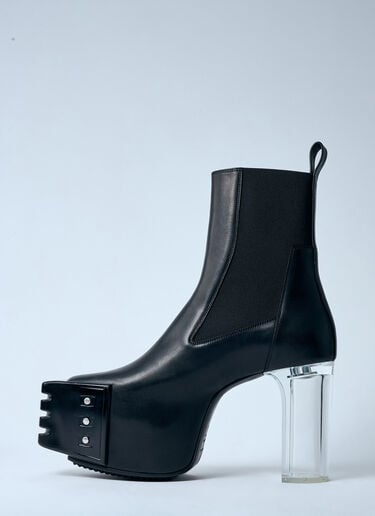 Rick Owens Porterville Grilled Kiss 45 Boots Black ric0159039
