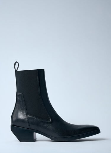 스티발리 가죽 부츠 Rick Owens 스티발리 가죽 부츠 블랙 ric0159052