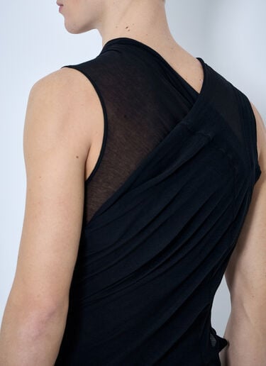 Rick Owens Asymmetric Top Black ric0160001