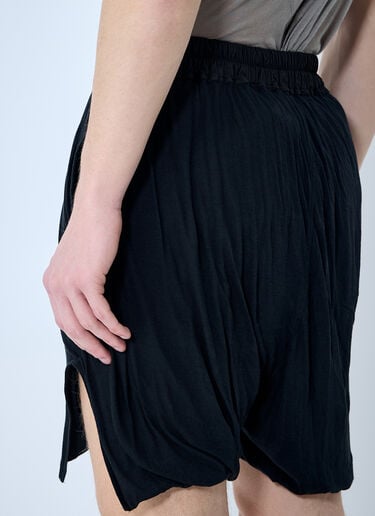Rick Owens DBL Hollywood Runway 平角短裤  黑色 ric0160002