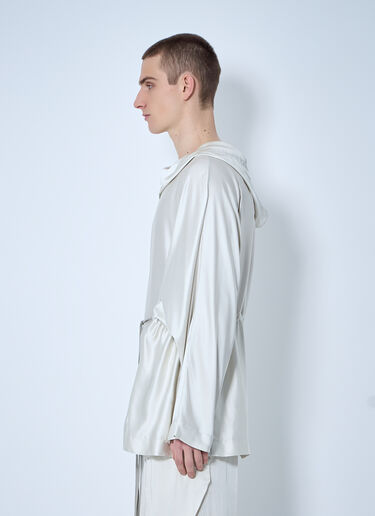 Rick Owens Hooded Tunic Top Beige ric0160008