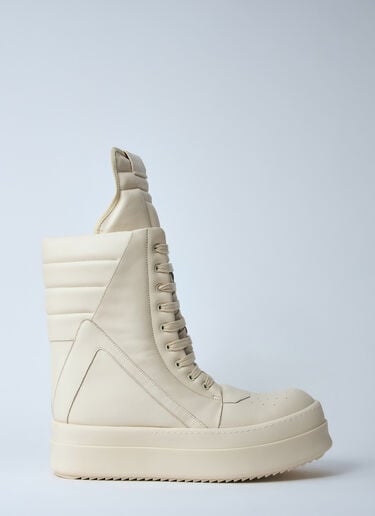 Rick Owens Jumbolaced Geobasket Sneakers White ric0160010