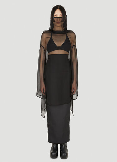 Moody Long Sleeve Top Rick Owens Moody Long Sleeve Top Black ric0248004