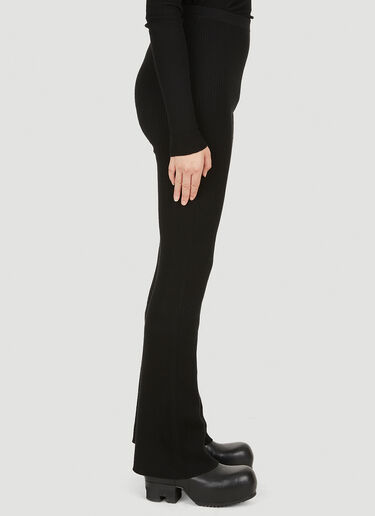 Rick Owens 골지 니트 팬츠 블랙 ric0249024