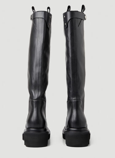 Bogun Knee High Boots Rick Owens Bogun Knee High Boots Black ric0249031