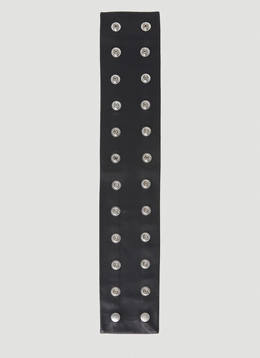 皮革饰钉项链 Rick Owens 皮革饰钉项链 黑色 ric0253023