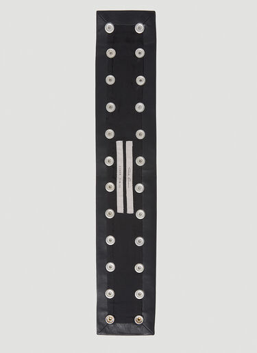 皮革饰钉项链 Rick Owens 皮革饰钉项链 黑色 ric0253023
