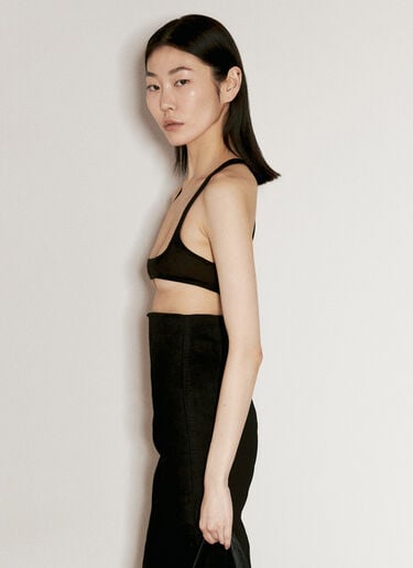 호니 크롭 탱크탑 Rick Owens 호니 크롭 탱크탑 블랙 ric0256005