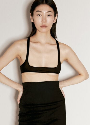 호니 크롭 탱크탑 Rick Owens 호니 크롭 탱크탑 블랙 ric0256005