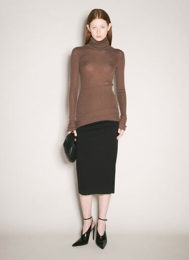 Rick Owens ウールセーター  ブラウン ric0257013