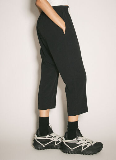 Drawstring Cropped Pants Rick Owens Drawstring Cropped Pants Black ric0257024