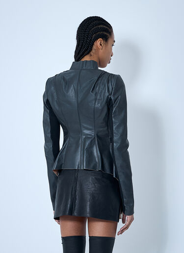 Rick Owens Leather Jacket Black ric0259009
