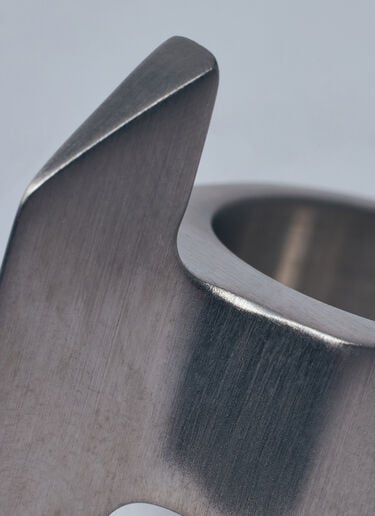 Rick Owens 사다리꼴 반지  실버 ric0259024