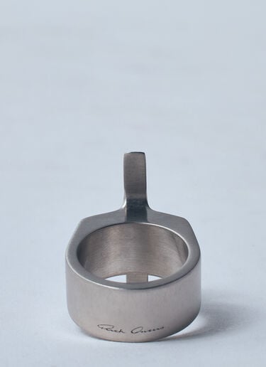 사다리꼴 반지 Rick Owens 사다리꼴 반지 실버 ric0259024