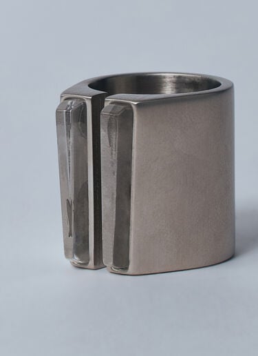 Imploded Ring Rick Owens Imploded Ring Silver ric0259026