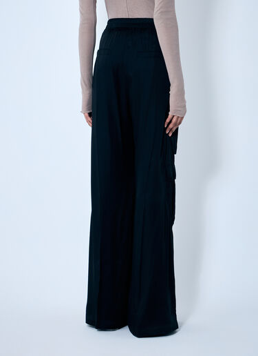 Satin Cargo Pants Rick Owens Satin Cargo Pants Black ric0259029