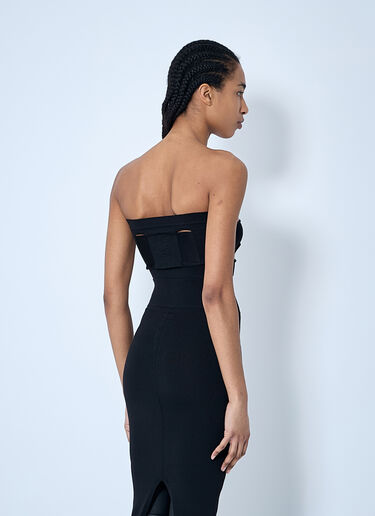 Distressed Bustier Top Rick Owens Distressed Bustier Top Black ric0260007