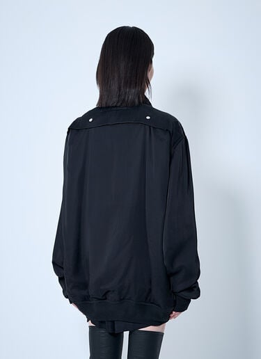 Satin Bomber Jacket Rick Owens Satin Bomber Jacket Black ric0260008