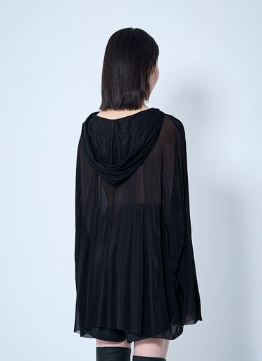 Hooded Tunic Top Rick Owens Hooded Tunic Top Black ric0260009