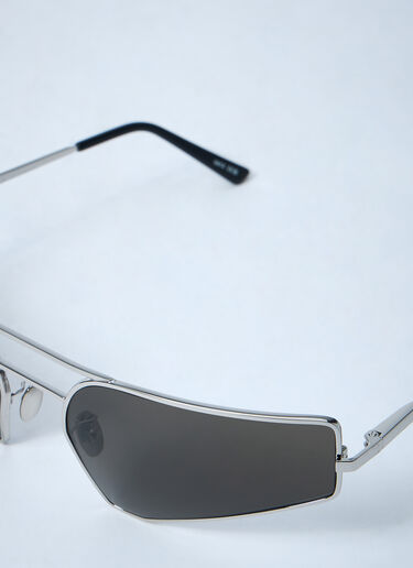 Rick Owens Stainless Steel Sunglasses Grey ric0359007