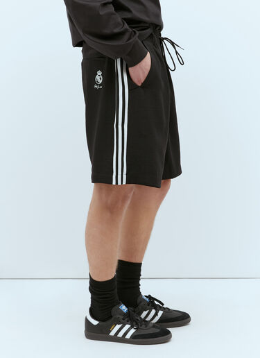 Logo Print Track Shorts Y-3 x Real Madrid Logo Print Track Shorts Black rma0156010
